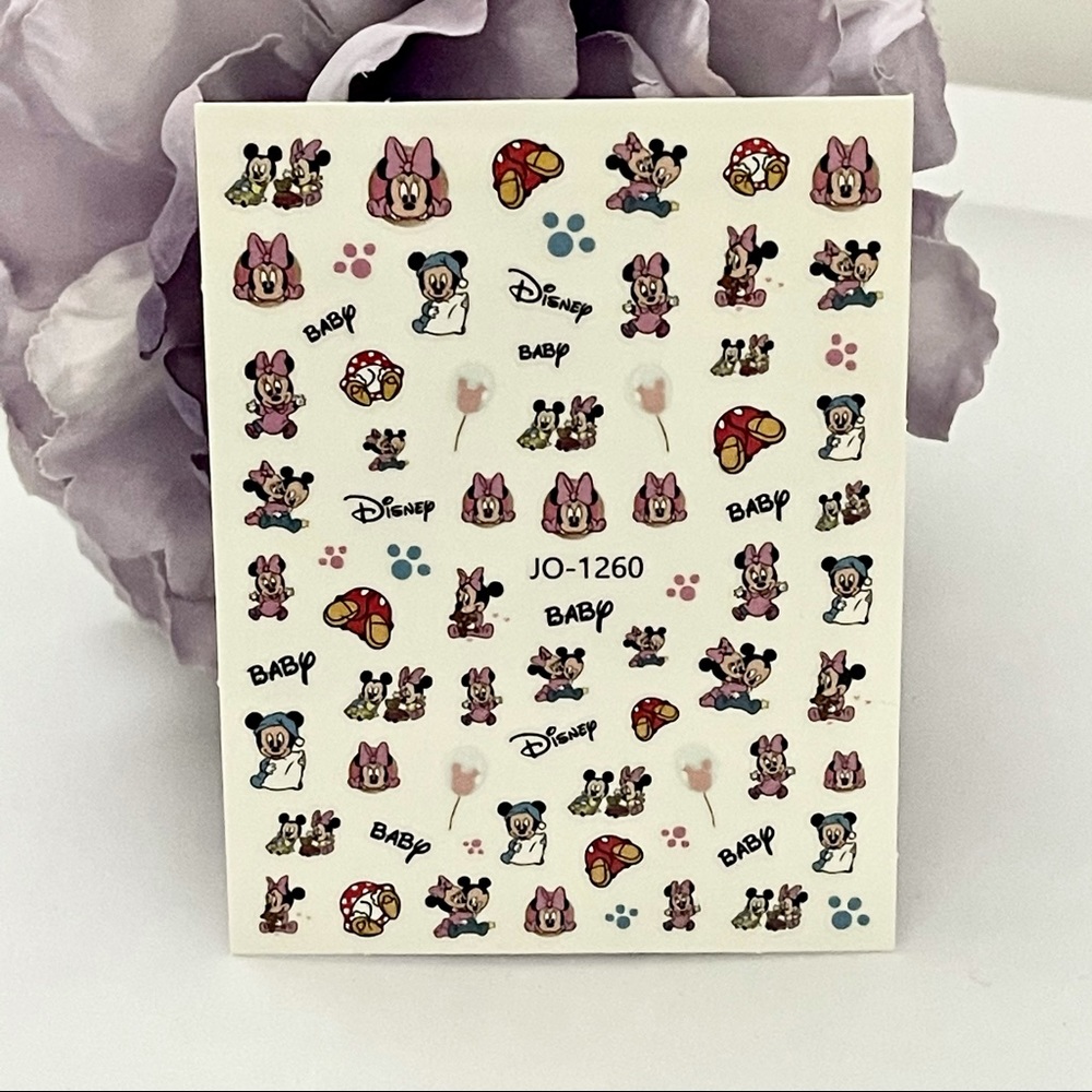 Luxury Designer Logo Fingernail Art Stickers